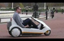 SINCLAIR C5 KULTOWY ELEKTRYCZNY ROWER TRÓJKĄTOWY Z LAT 80