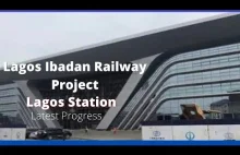Postęp prac stacji kolejowej Lagos w lutym 2021