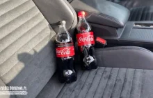 Wybił szybę i ukradł Coca-colę. Policja: Nie zostawiajcie cennych przedmiotów!