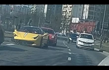 Kosztowna kolizja, czyli rozbicie Ferrari 458 w Krakowie