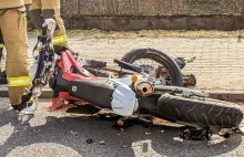 Tragedia w Wadowicach.Zmarł 22 letni motocyklista.