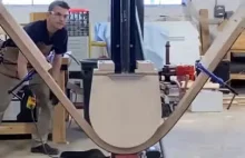 Technika parowania drewna.