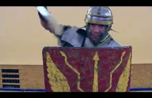 Techniki walki i obrony rzymskiego legionisty.