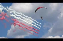 Paragliding acrobatics