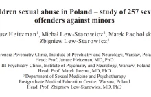 Wykorzystywanie seksualne dzieci w Polsce - studium 257 sprawców (2014)