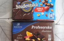 Test czekolad. Studentská vs. Profesorska