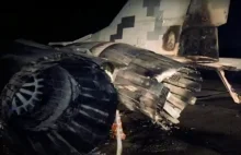 Pijany Ukrainiec zderzył się z myśliwcem. Samolot stanął w płomieniach