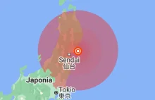 Silne trzęsienie ziemi w Japonii. Ostrzeżenie przed tsunami.