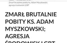 Radio Maryja podciąga pobicie księdza przez kościelnego pod "agresję LGBT"