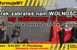 Narodowa blokada schodów Jarosława!