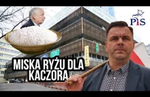 10kg ryżu dla prezesa Kaczyńskiego rozsypane w siedzibie głównej PiS