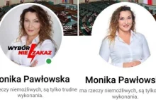 Monika Pawłowska usuwa ze zdjęcia błyskawicę. Symbol Strajku Kobiet
