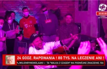 Rademenez pobił rekord. Raper z Zielonej Góry rapował 24h dla małej Ani