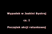 Wypadek w piątym syfonie w jaskini Bystrej w Tatrach cz.1