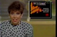 Kanadyjskie wiadomości informujące o odkryciu wraku Titanica (1 września 1985)