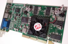 Radeon 7200 DDR 64 MB RAM Karta Graficzna AGP + Gratisy 3DFX nalepki