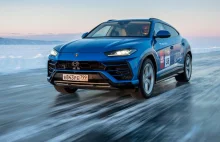 Lamborghini Urus - rekord prędkości na lodzie