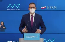 Vateusz wyciera sobię twarz opozycją podczas konferencji MZ