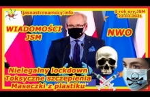 Nielegalny Lockdown! Toksyczne Szczepienia! Plastikowe Maseczki! Wiadomości JSM