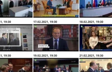 Tusk był w większości tegorocznych wydań Wiadomości