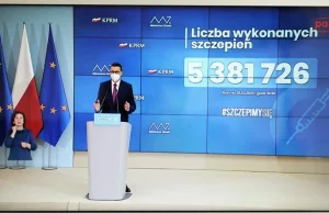 Morawiecki zawyżył liczbę zaszczepionych o blisko 2 mln osób