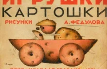 Sowiecka książka pokazująca jak robić zabawki z ziemniaków