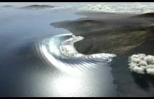 Wizualizacja tsunami - jak powstają fale.