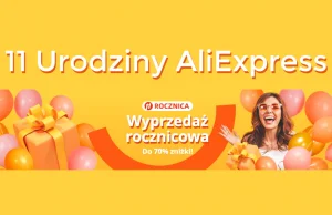 11 Urodziny AliExpress! Kody rabatowe i promocje!