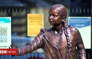 Pomnik Grety Thunberg na uniwersytecie w Winchester wywoł gniew studentów