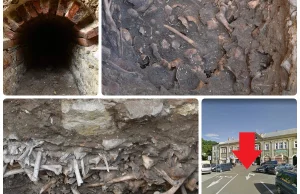 Cmentarz i tunel odkryty przez archeologów pod parkingiem w Jaśle (GALERIA)