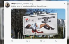 Reklama rajstop zadziwia. "Martwa" kobieta na billboardzie Adriana