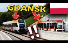 Najlepsza sieć transportu publicznego w Polsce ?? TRAMWAJE i POCIĄGI - Gdańsk