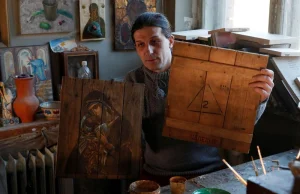Ukraińska para artystów zamienia skrzynki po amunicji w ikony [ENG]