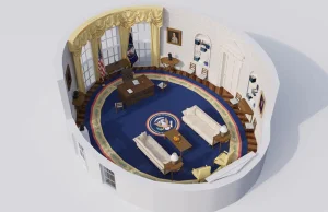 Jak zmieniało się wnętrze białego domu z każdą prezydenturą.