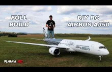 Budowa modelu Airbusa A350 w skali 1/19 + pierwszy lot