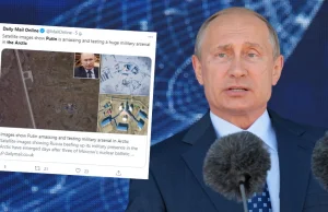 Zdjęcia satelitarne ujawniają, że Putin gromadzi ogromny arsenał wojskowy...