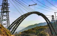 Zakończono kluczowy etap w budowie najwyższego mostu kolejowego na świecie...