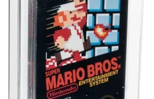 Egzemplarz Super Mario Bros. sprzedany za rekordową cenę