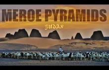 Piramidy nubijskie z drona.