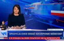 TVPiS: "Opozycja chce oddać szczepionki Niemcom?"