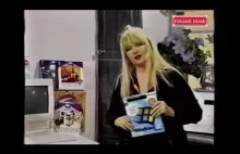 Maryla Rodowicz reklamuje nowoczesny system operacyjny Windows 95