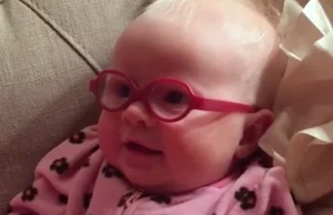 Pierwsza reakcja dzieci na okulary
