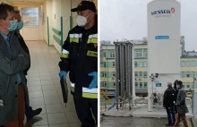 Strażacy skontrolowali instalację tlenową szpitala w Kraśniku.