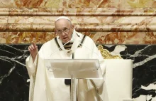 Papież Franciszek wzywa do "globalnego zarządzania" i "powszechnego szczepienia"