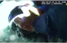 Czarnoskóry podejrzany: „Nie mogę oddychać”, policjant wpycha mu śnieg do ust