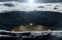 NASA przeznaczyła środki na budowę radioteleskopu w kraterze na Księżycu