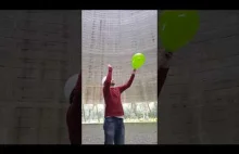 Ciekawy eksperyment z balonem