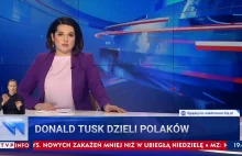 TVPiS: Donald Tusk dzieli Polaków