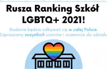 Startuje Ranking Szkół przyjaznych LGBTQ+ 2021