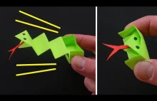 Łatwe Origami - Wąż w pudełku